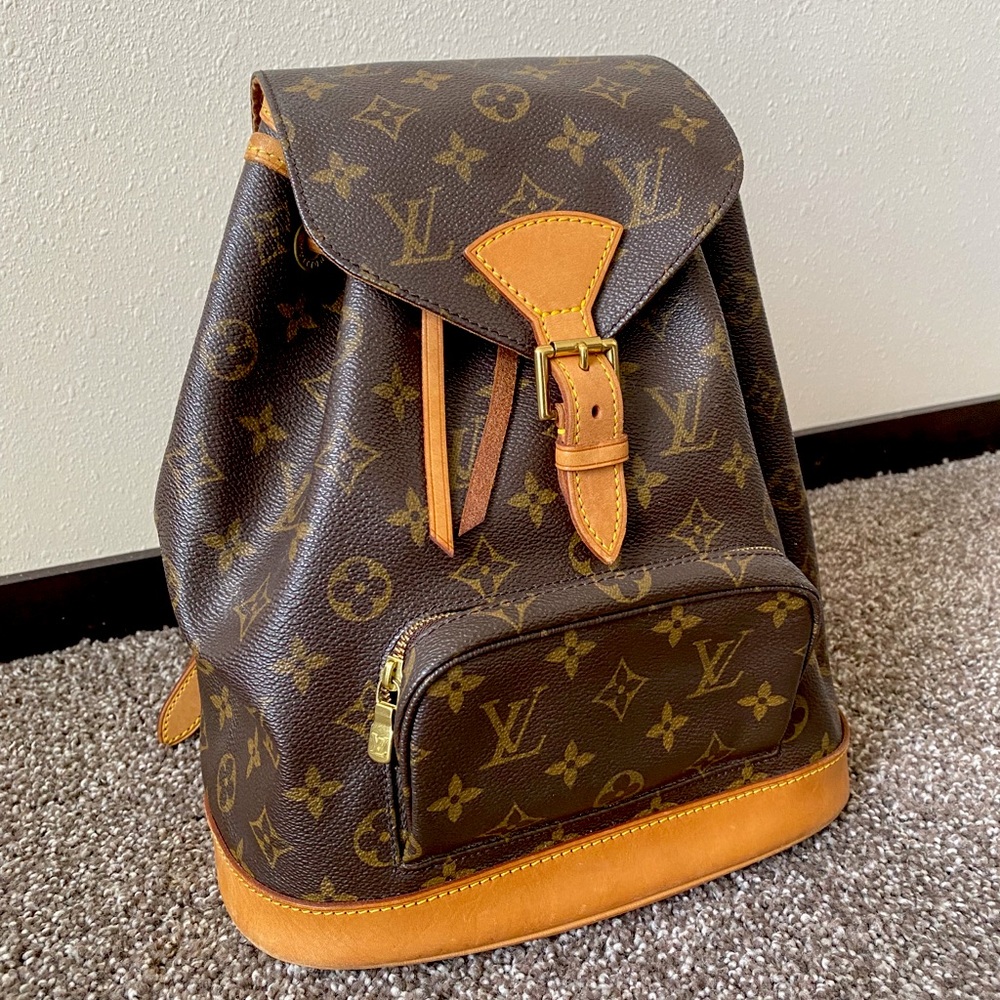 Authentic Louis Vuitton Montsouris MM Backpack
